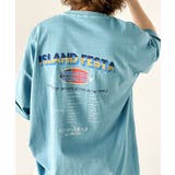 こなれた大人カジュアルスタイルの主役に。綿100%フェスロゴピグメントTシャツ | Classical Elf  | 詳細画像8 