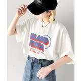 こなれた大人カジュアルスタイルの主役に。綿100%フェスロゴピグメントTシャツ | Classical Elf  | 詳細画像11 