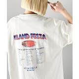 こなれた大人カジュアルスタイルの主役に。綿100%フェスロゴピグメントTシャツ | Classical Elf  | 詳細画像12 