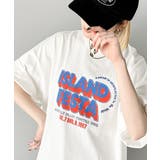 こなれた大人カジュアルスタイルの主役に。綿100%フェスロゴピグメントTシャツ | Classical Elf  | 詳細画像13 