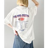 ホワイト | こなれた大人カジュアルスタイルの主役に。綿100%フェスロゴピグメントTシャツ | Classical Elf 