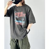 トレンドのヴィンテージ感が魅力。コットン100%グラフィックプリントピグメントビ… | Classical Elf | 詳細画像10