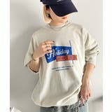 一枚で存在感溢れる♪ヴィンテージライクホテルプリントピグメント裏毛トップス | Classical Elf | 詳細画像6