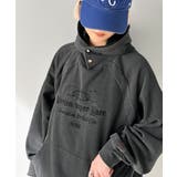 個性が際立つアートな一着！ヴィンテージ風フットボールデザインピグメントパーカー | Classical Elf  | 詳細画像8 