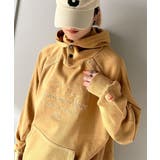 個性が際立つアートな一着！ヴィンテージ風フットボールデザインピグメントパーカー | Classical Elf  | 詳細画像11 