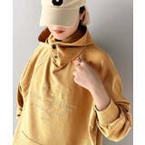 個性が際立つアートな一着！ヴィンテージ風フットボールデザインピグメントパーカー | Classical Elf  | 詳細画像14 