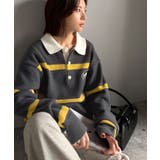 《JaVaジャバコラボ》魅せる、トラッド感。ワッペンデザインラガーポロニット（長… | Classical Elf  | 詳細画像8 