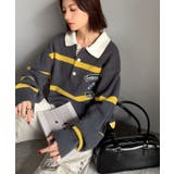 《JaVaジャバコラボ》魅せる、トラッド感。ワッペンデザインラガーポロニット（長… | Classical Elf  | 詳細画像13 