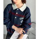 《JaVaジャバコラボ》魅せる、トラッド感。ワッペンデザインラガーポロニット（長… | Classical Elf  | 詳細画像17 