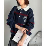 《JaVaジャバコラボ》魅せる、トラッド感。ワッペンデザインラガーポロニット（長… | Classical Elf  | 詳細画像20 
