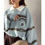 《JaVaジャバコラボ》魅せる、トラッド感。ワッペンデザインラガーポロニット（長… | Classical Elf  | 詳細画像21 