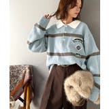 《JaVaジャバコラボ》魅せる、トラッド感。ワッペンデザインラガーポロニット（長… | Classical Elf  | 詳細画像23 