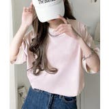大人スポーティー。綿100%シルケット 配色刺繍Tシャツ | Classical Elf | 詳細画像37