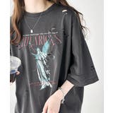 F女神 | ゆるっとカジュアルに着こなす。綿100%ピグメント加工グラフィックTシャツ | Classical Elf 