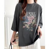 ゆるっとカジュアルに着こなす。綿100%ピグメント加工グラフィックTシャツ | Classical Elf  | 詳細画像6 