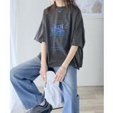 ゆるっとカジュアルに着こなす。綿100%ピグメント加工グラフィックTシャツ | Classical Elf  | 詳細画像14 