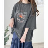 ゆるっとカジュアルに着こなす。綿100%ピグメント加工グラフィックTシャツ | Classical Elf  | 詳細画像21 