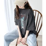 ゆるっとカジュアルに着こなす。綿100%ピグメント加工グラフィックTシャツ | Classical Elf  | 詳細画像25 