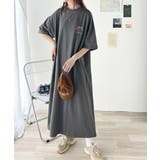 大人のラフスタイル。綿100%ピグメント加工グラフィックワンピース | Classical Elf  | 詳細画像17 