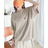 グレージュ | シンプルなのに格上げ。綿100％シルケット素材裾ドロストオーバーサイズTシャツ | Classical Elf 