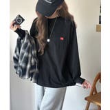 シンプルなのに格上げ。綿100％シルケット素材裾ドロストオーバーサイズTシャツ | Classical Elf  | 詳細画像28 