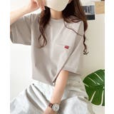 シンプルなのに格上げ。綿100％シルケット素材裾ドロストオーバーサイズTシャツ | Classical Elf  | 詳細画像45 