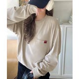 シンプルなのに格上げ。綿100％シルケット素材裾ドロストオーバーサイズTシャツ | Classical Elf  | 詳細画像55 