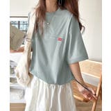 シンプルなのに格上げ。綿100％シルケット素材裾ドロストオーバーサイズTシャツ | Classical Elf  | 詳細画像62 