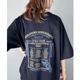 ネイビー | バック刺繍で抜かりなくキマる。綿100%レシピ刺繍ビッグTシャツ | Classical Elf