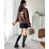 カジュアルコーデの主役に。イベントバックロゴ裏起毛プルオーバー | Classical Elf  | 詳細画像17 