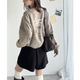 カジュアルコーデの主役に。イベントバックロゴ裏起毛プルオーバー | Classical Elf  | 詳細画像26 