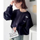 着るだけで今っぽさ叶う。ランダム刺繍クロップド丈裏起毛スウェット | Classical Elf | 詳細画像15