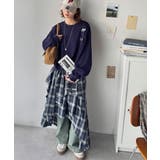 着るだけで今っぽさ叶う。ランダム刺繍クロップド丈裏起毛スウェット | Classical Elf | 詳細画像20