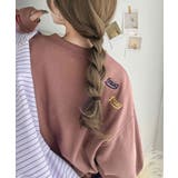 着るだけで今っぽさ叶う。ランダム刺繍クロップド丈裏起毛スウェット | Classical Elf | 詳細画像24