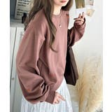 着るだけで今っぽさ叶う。ランダム刺繍クロップド丈裏起毛スウェット | Classical Elf | 詳細画像25