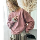 ピンクブラウン | 《Javaジャバコラボ》大人のこなれ感。ダメージ加工裏起毛スウェット | Classical Elf