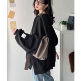 リラクシーに着こなす、オンナっぽカジュアル！裏起毛ワイドネックビックスウェット | Classical Elf  | 詳細画像4 