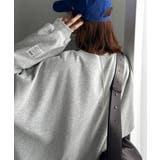 リラクシーに着こなす、オンナっぽカジュアル！裏起毛ワイドネックビックスウェット | Classical Elf  | 詳細画像16 