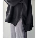 リラクシーに着こなす、オンナっぽカジュアル！裏起毛ワイドネックビックスウェット | Classical Elf  | 詳細画像52 