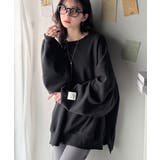 リラクシーに着こなす、オンナっぽカジュアル！裏起毛ワイドネックビックスウェット | Classical Elf  | 詳細画像2 