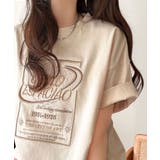 アイボリー | 《JaVaジャバコラボ》シンプル派にも推したい!綿100%グラフィック刺繍Tシャ… | Classical Elf