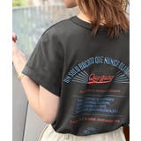 チャコール | 《JaVaジャバコラボ》背中で魅せる。バック刺繍フレンチスリーブTシャツ（半袖） | Classical Elf 
