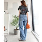 《JaVaジャバコラボ》背中で魅せる。バック刺繍フレンチスリーブTシャツ（半袖） | Classical Elf  | 詳細画像8 