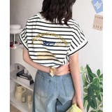 《JaVaジャバコラボ》背中で魅せる。バック刺繍フレンチスリーブTシャツ（半袖） | Classical Elf  | 詳細画像28 