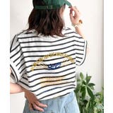 《JaVaジャバコラボ》背中で魅せる。バック刺繍フレンチスリーブTシャツ（半袖） | Classical Elf  | 詳細画像32 