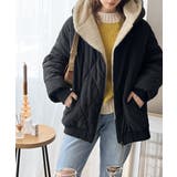 《JaVa ジャバコラボ》もこもこ&暖か。中綿キルティングフード付きアウター | Classical Elf | 詳細画像1