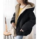 ブラック | 《JaVa ジャバコラボ》もこもこ&暖か。中綿キルティングフード付きアウター | Classical Elf