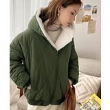 《JaVa ジャバコラボ》もこもこ&暖か。中綿キルティングフード付きアウター | Classical Elf | 詳細画像4