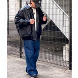 《JaVaジャバ コラボ》フェイクレザーヴィンテージオーバーブルゾン | Classical Elf  | 詳細画像37 