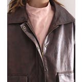 《JaVaジャバ コラボ》フェイクレザーヴィンテージオーバーブルゾン | Classical Elf  | 詳細画像39 